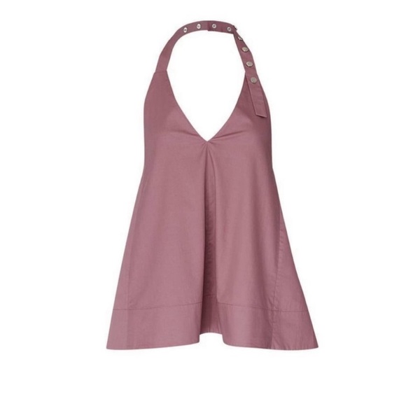 Tibi dusty rose halter top - Picture 2 of 4